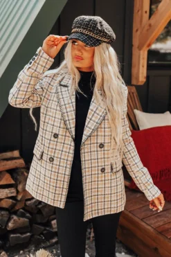 Showing Up Early Tweed Blazer -Jacket and Coats Shop 2209224633000 2022100509073600 2340574ashowing up early tweed blazer