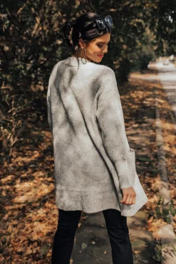 Most Likely To Fall In Love Cardigan In Grey -Jacket and Coats Shop 2209301765000 2022101813124000 d1fb6a6amost likely to fall in love cardigan in grey