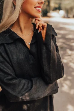 Snowfall Feels Sweater In Black -Jacket and Coats Shop 2210101455000 2022101716331500 cc73e67bsnowfall feels sweater in black