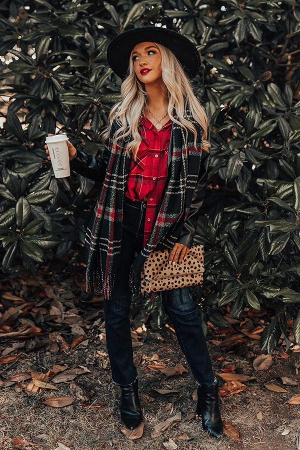 Editor's Choice Faux Leather Blazer 5 Editor's Choice Faux Leather Blazer - Image 5