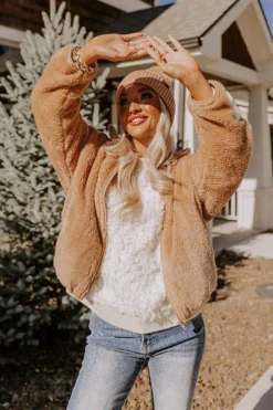 Kindness Everywhere Plush Jacket -Jacket and Coats Shop 2211147600000 2022120213585200 7b4cf24ckindness everywhere plush jacket