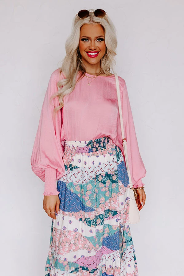 Saturday Night Premiere Shift Top In Pink 1 Saturday Night Premiere Shift Top In Pink