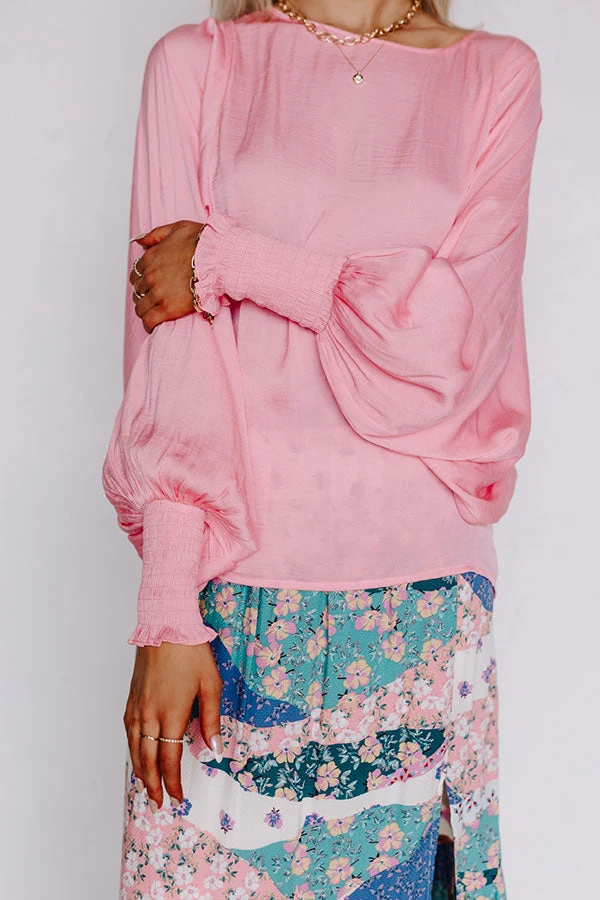 Saturday Night Premiere Shift Top In Pink 4 Saturday Night Premiere Shift Top In Pink - Image 4