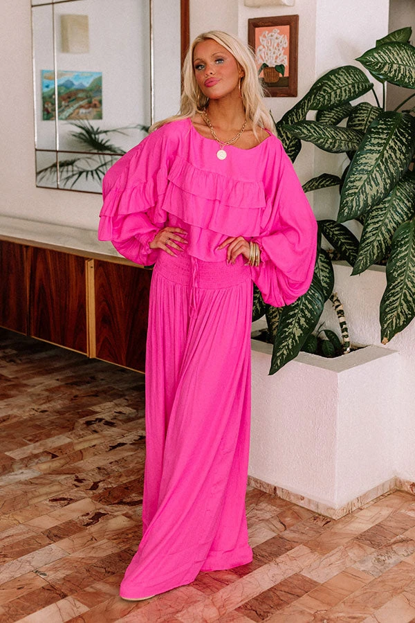 Skyline Nights Ruffle Top 2 Skyline Nights Ruffle Top - Image 2