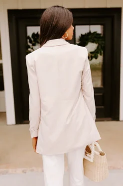 Parisian Perfection Blazer In Birch -Jacket and Coats Shop 2302234207000 2023030914270900 c806dd7dparisian perfection blazer in birch