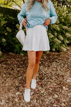 Clever Moment Skirt In Ivory