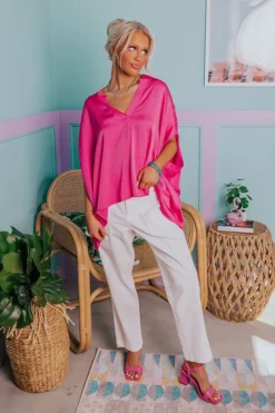 Blissful Beginnings Shift Top In Pink -Jacket and Coats Shop 2303245885000 2023040314402200 472a5605blissful beginnings shift top in pink