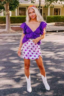 Star Story Sequin Skirt