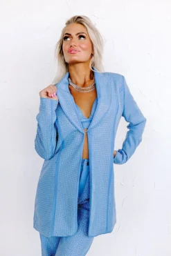 Star Of The Show Rhinestone Blazer -Jacket and Coats Shop 2303308416000 2023040319580800 54405ceelizette collection express sample 1
