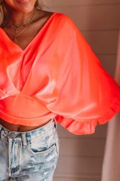 Heartfelt Harmony Top In Neon Coral 12 Heartfelt Harmony Top In Neon Coral -Jacket and Coats Shop 2304064307000 2023041515583200 58268efcheartfelt harmony top in neon coral