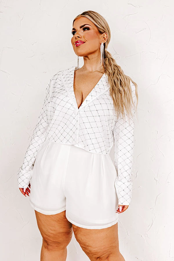 The Terrence Blazer In White Curves 2 The Terrence Blazer In White Curves - Image 2