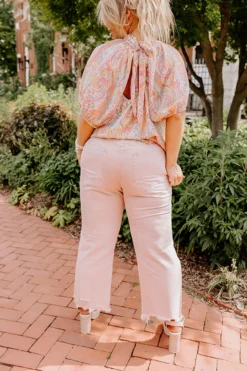 The Averie High Waist Distressed Straight Leg Jean In Latte Curves -Jacket and Coats Shop 2305261551000 2023060117250300 c851d523the averie high waist distressed straight leg jean in latte curves