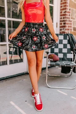 Pre-game Party Sequin Skirt In Black 8 Pre-game Party Sequin Skirt In Black -Jacket and Coats Shop 2307114679000 2023071713470100 b0caeaeepre game party sequin skirt in black