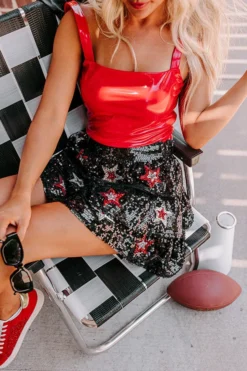 Pre-game Party Sequin Skirt In Black 11 Pre-game Party Sequin Skirt In Black -Jacket and Coats Shop 2307114679000 2023071713470600 0d861b72pre game party sequin skirt in black